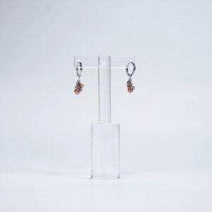 Anting Jepit Doughnut (5) Bola-bola Pai Mesin Kombi Krom ross gold 750 UBS