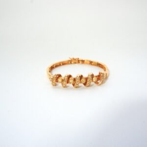 Gelang Spiral Rantai Plat Cor