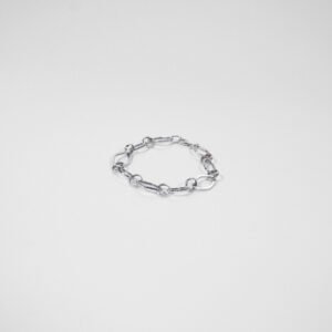 Gelang Rantai Bulat,Oval,Wajik 750 UBS Emas Putih