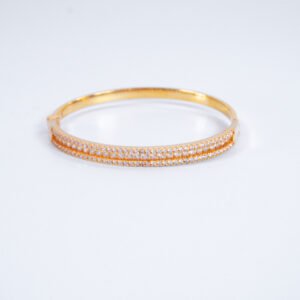 Gelang Bangle Sirkon 3 Baris Center 700 UBS