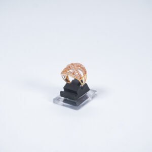 Cincin Sirkon Letter X Lengkung atas bawah 2 susun 700 UBS